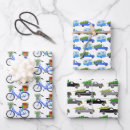 Search for transportation wrapping paper Cute
