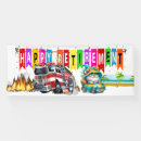 Search for firefighter banners Fire department