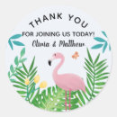 Search for thank you flamingo stickers Whimsical