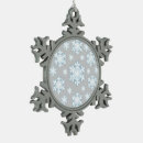 Search for pewter snowflake christmas tree decorations Silver