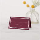 Search for burgundy place cards Simple