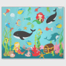 Search for sea life wrapping paper Dolphins
