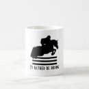 Search for show jumping mugs Horse and rider