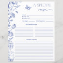 Search for antique bridal shower recipe cards For her