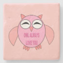 Search for message coasters Pink