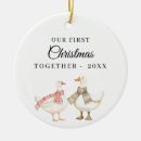 Search for goose christmas tree decorations Watercolor