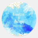 Search for coral and gold wedding stickers Watercolor