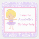 Search for ballerina birthday stickers Blonde