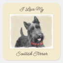 Search for scottish terrier stickers Black