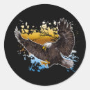 Search for bald eagles stickers Nature