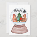 Search for snowglobe christmas cards Santa