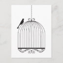 Search for vintage birdcage postcards Illustration
