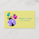 Search for ladybug business cards Ladybirds