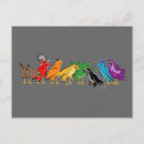 Search for bird feathers postcards Green