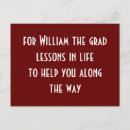 Search for words of wisdom postcards Graduation