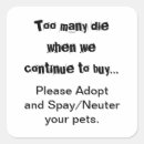 Search for animal adoption stickers Neuter