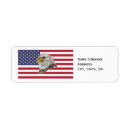 Search for stars stripes return address labels America