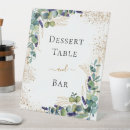 Search for dessert tabletop signs Greenery