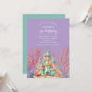 Search for sand castle birthday invitations Sea