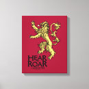 Search for game of thrones canvas prints Lion