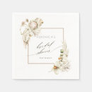 Search for boho bridal shower napkins Pampas grass