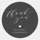 Search for black heart wedding stickers Typography