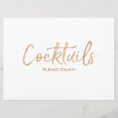 Search for cocktail wedding invitations Calligraphy