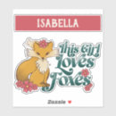Search for woodland wildlife stickers Fox