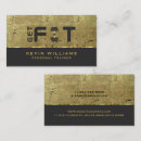 Search for trainer business cards Masculine