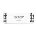 Search for diamonds return address labels Harlequin