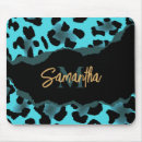 Search for blue leopard print mousepads Chic