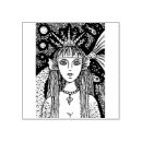Search for mermaids rubber stamps Siren