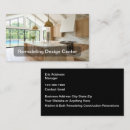Search for kitchen designer business cards Remodeling