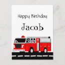 Search for alarm postcards Fire truck