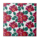 Search for red flower tiles Floral