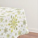 Search for gold white christmas tablecloths Festive