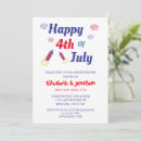 Search for patriotic seasonal invitations July