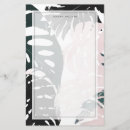 Search for palm tree stationery paper Tropical