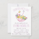 Search for purple umbrella baby shower invitations Flowers