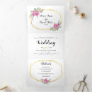 Search for black hot pink wedding invitations Watercolor