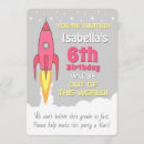Search for girls outer space birthday invitations For kids