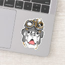 Search for goggles stickers Puppy
