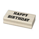 Search for happy birthday rubber stamps Simple