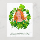 Search for patricks postcards Leprechaun