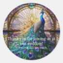 Search for peacock thank you stickers Peacocks