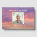 Search for christian funeral guest books Forever in our hearts