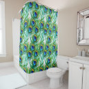 Search for peacock feather shower curtains Blue