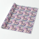 Search for unicorn cat wrapping paper Rainbow