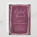 Search for geometric bridal shower invitations Chic
