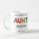 Search for best aunt ever mugs Retro